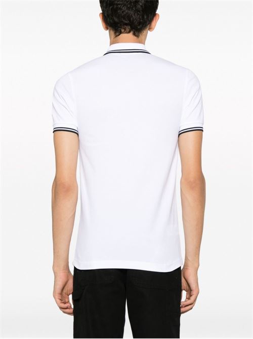 Polo uomo M3600 manica corta bianco/nero FRED PERRY | M3600200